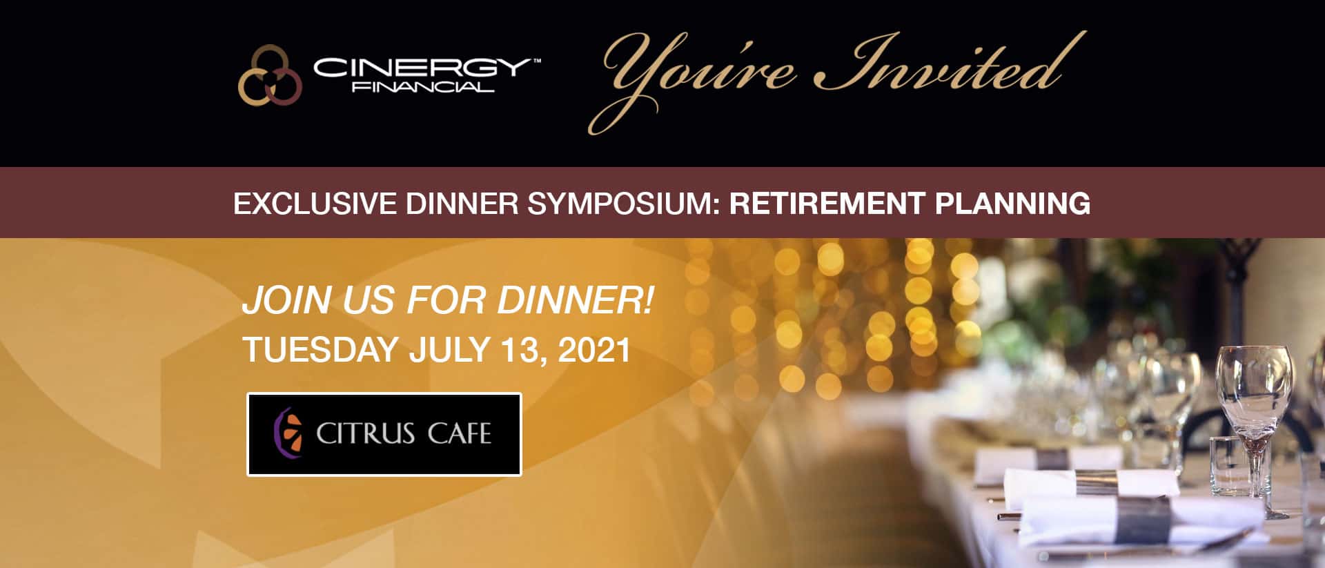 Event retirement planning JULY13