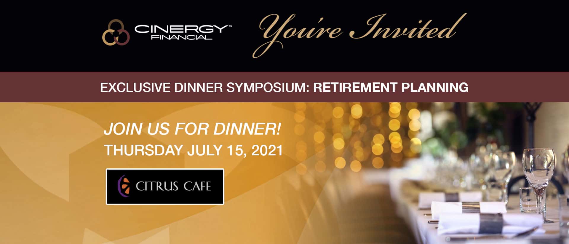 Event retirement planning JULY15