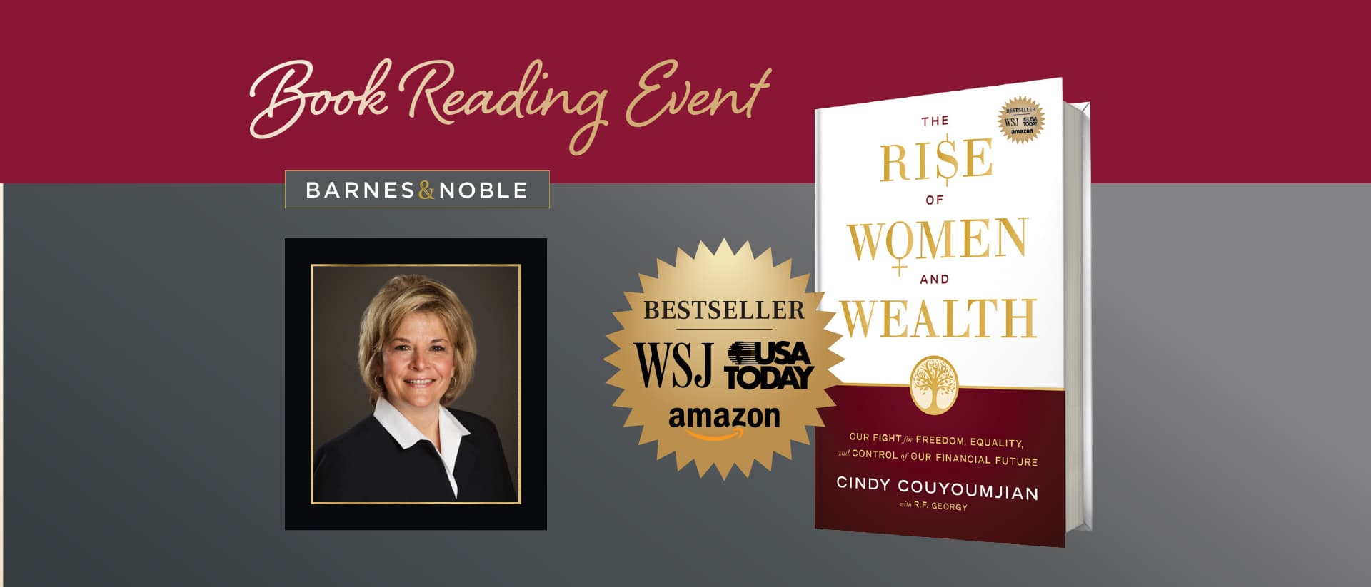 book signing event for cindy couyoumjian